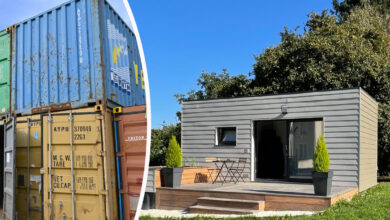 Une maison container fabriquée par le concon Français