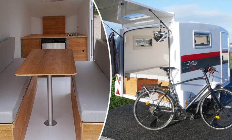 AstusCab - mini-caravane teardrop