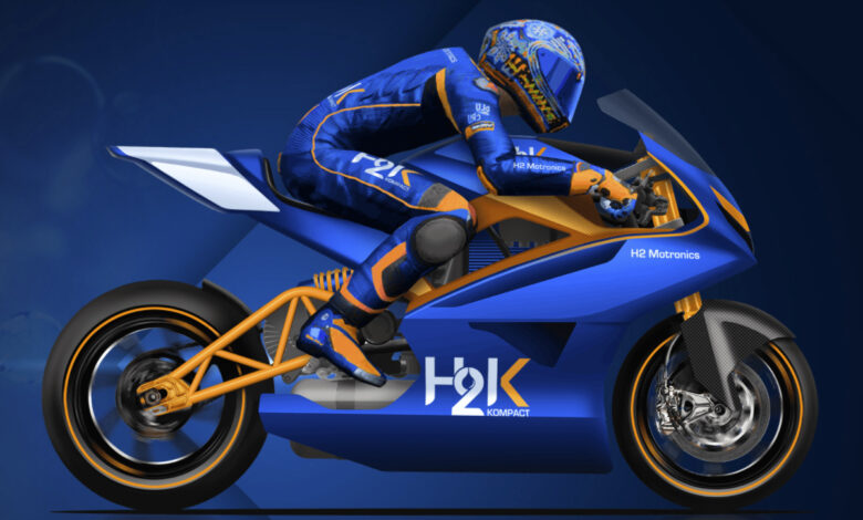La moto à hydrogène HK2 Motronics
