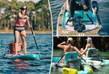 Un paddle qui se transforme en kayak ou pédalo