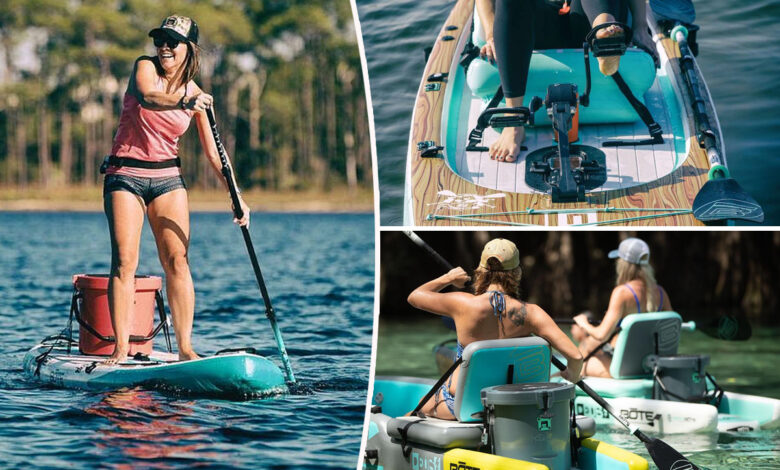 Un paddle qui se transforme en kayak ou pédalo