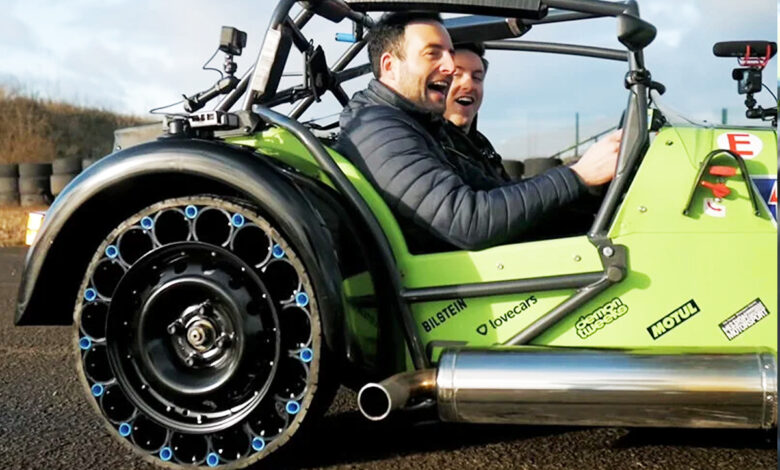 Un pneu increvable sur une voiture