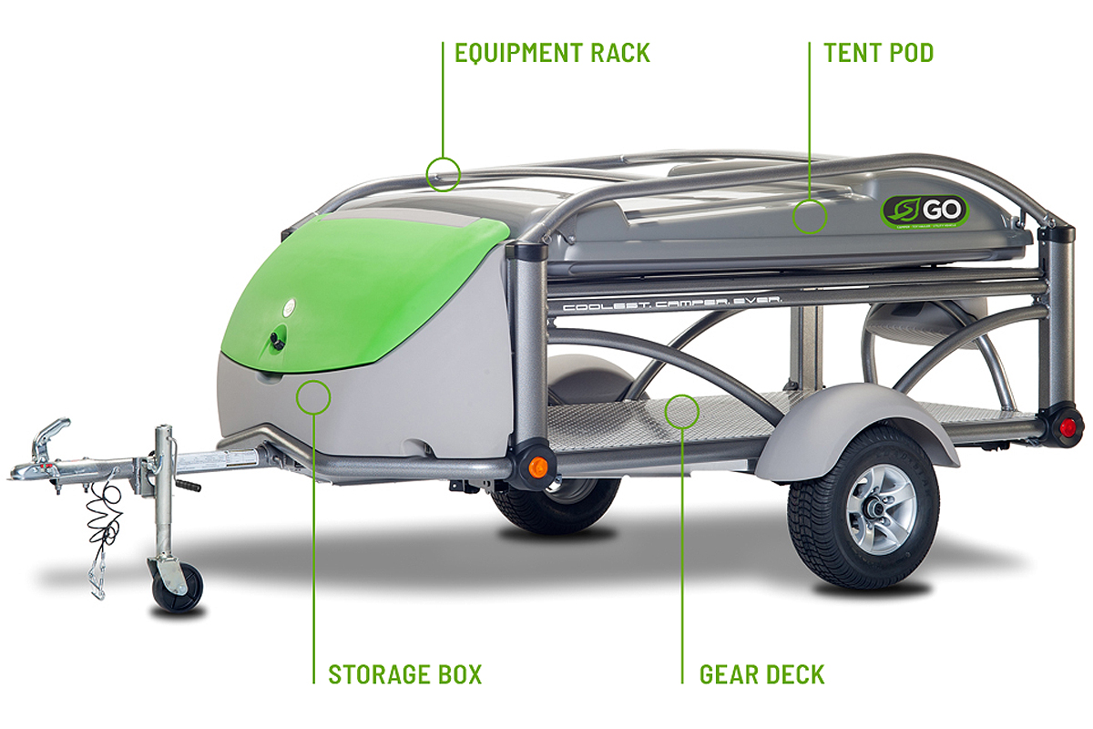 Petite Remorque Rv. Camping-car Mobil-home Avec Porte Et Fenêtres