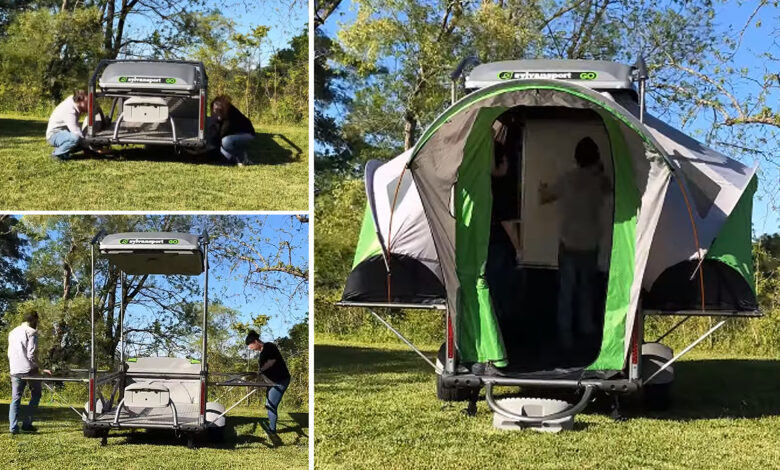 Les étapes de montage de la remorque de camping Go Camping Trailer