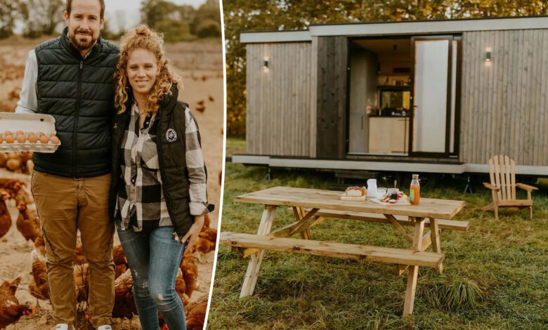 Une tiny house à la ferme