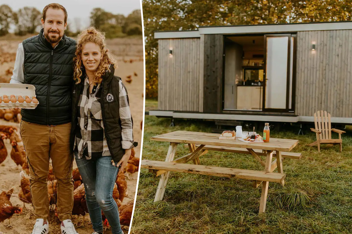 Une tiny house à la ferme