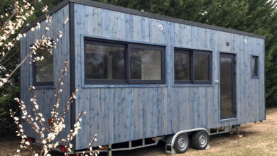 La Tiny House bleue de Quadrapol