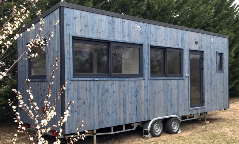 La Tiny House bleue de Quadrapol