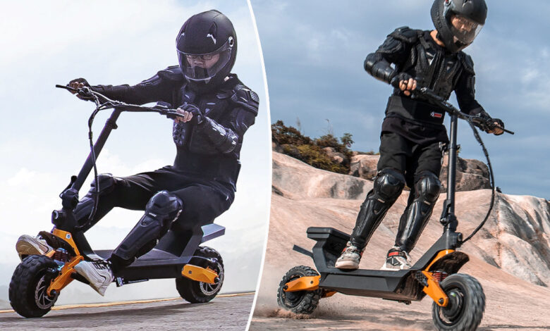 La trottinette qui se transforme en scooter électrique