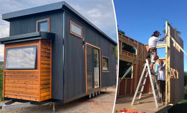 This Tiny Home Has a Greenhouse and a Porch Swing - The Elsa from