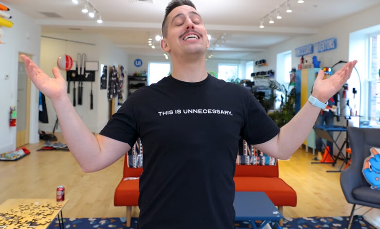 Le YouTubeur Matty Benedetto de la chaine Unnecessary Inventions