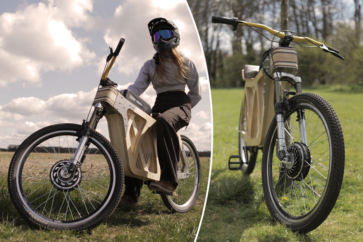 Evie Bee et son vélo électrique Electraply