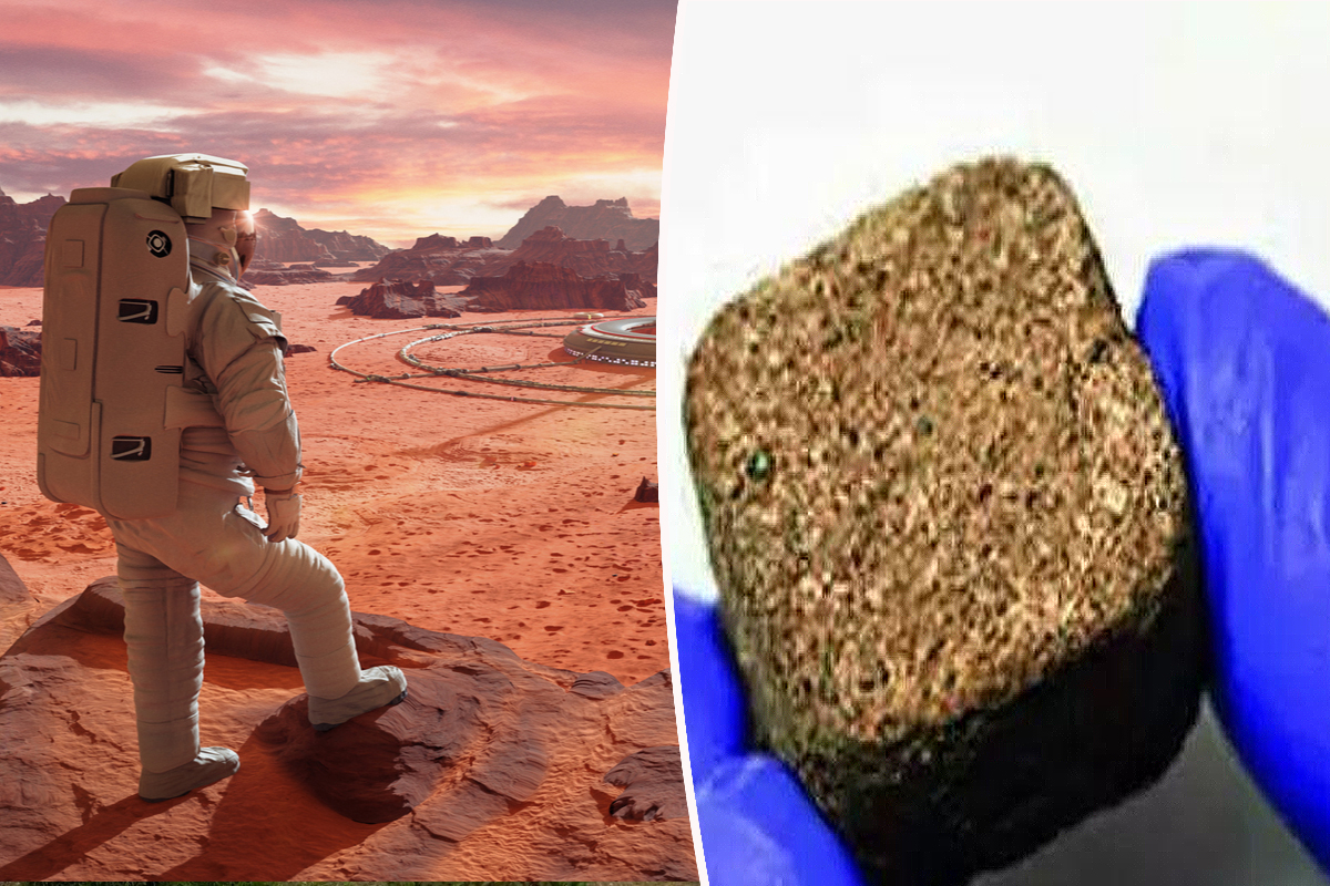 Des briques pour fabriquer des bases martiennes