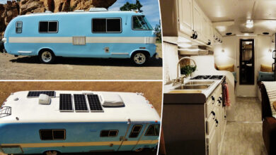 1975 Travco transformé en camping car