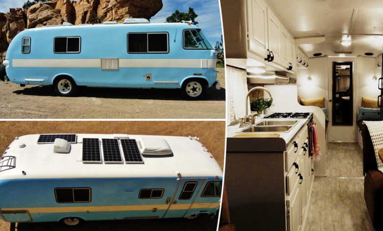 1975 Travco transformé en camping car