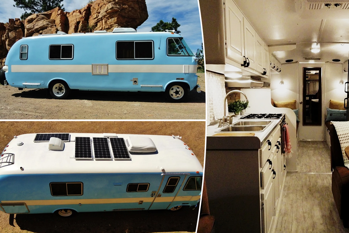 1975 Travco transformé en camping car