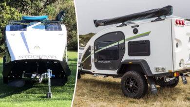 La caravane Teardrop Rover Stockman