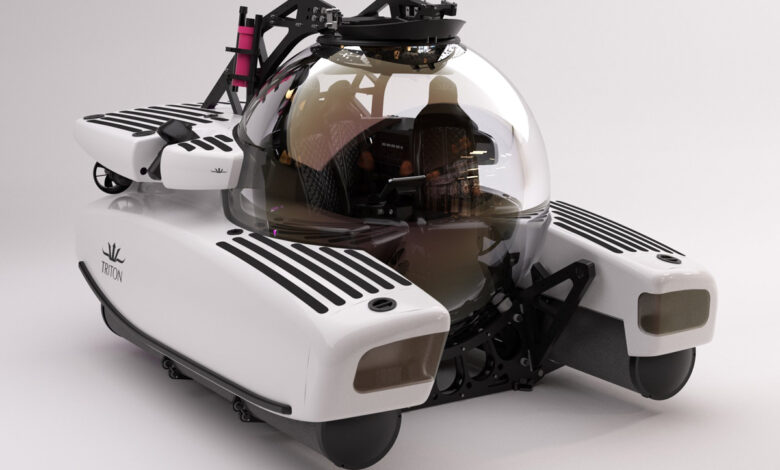 un catamaran submersible