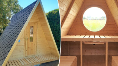 La maison en A drôle de cabane