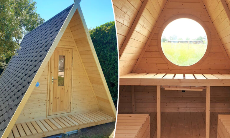 La maison en A drôle de cabane