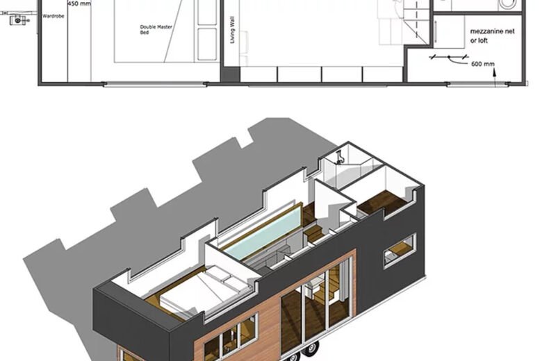 Les plans de la Tiny House Holly