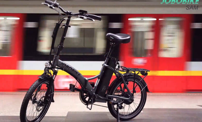 Le vélo électrique Jobobike Sam dans le métro