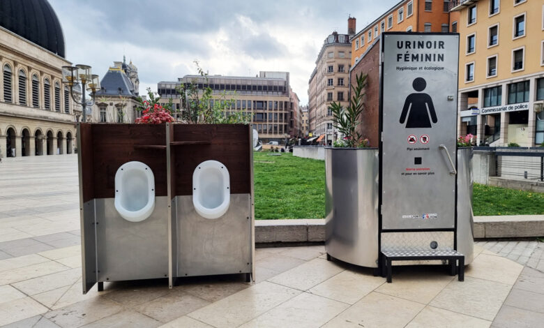 Les urinoirs écolo de Lyon