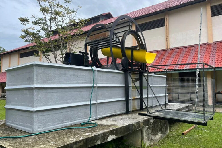 L'Universiti Malaysia Sabah (UMS) a mis au point une machine qui pourrait aider à réduire les déchets dans la rivière.