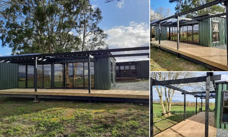 Une magnifique maison container