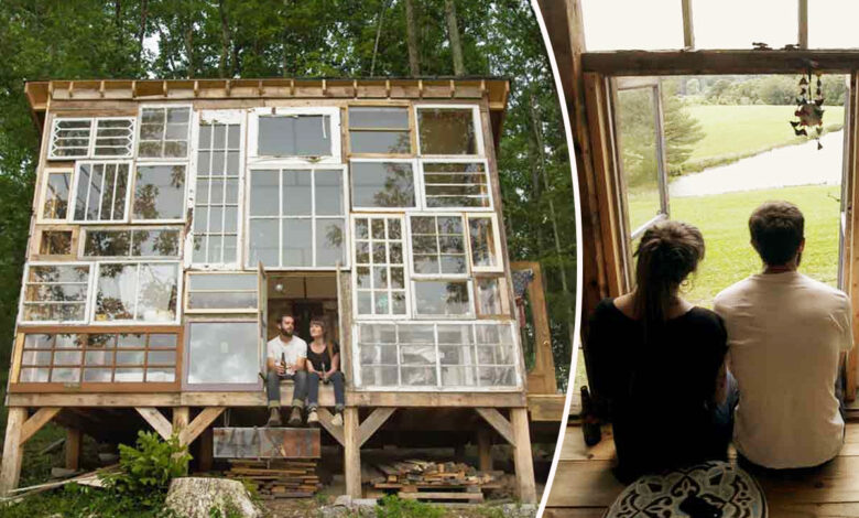 Une incroyable maison tout en fenêtres