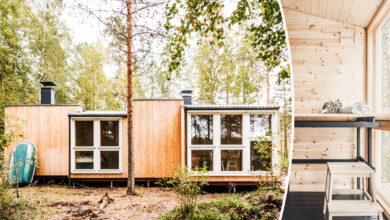 Une maison dans la forêt