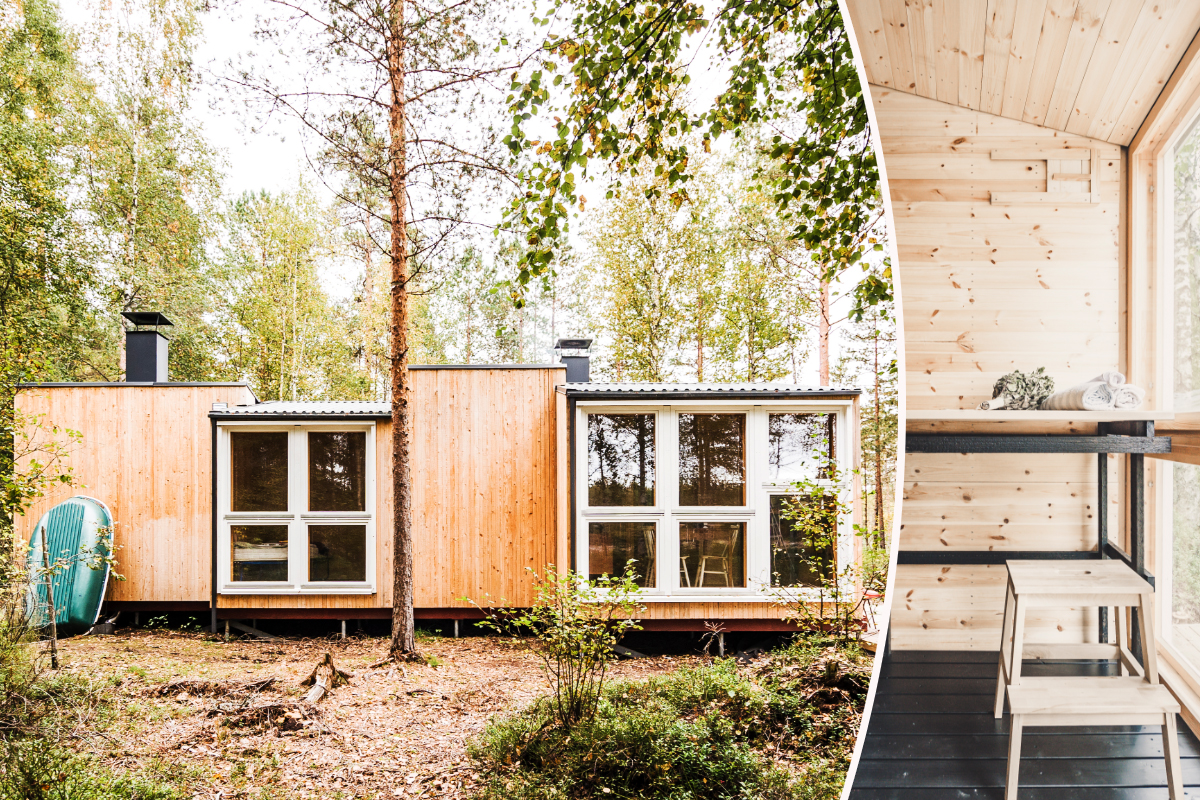 Une maison dans la forêt