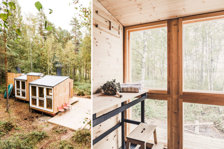 Une cabane dans la forêt