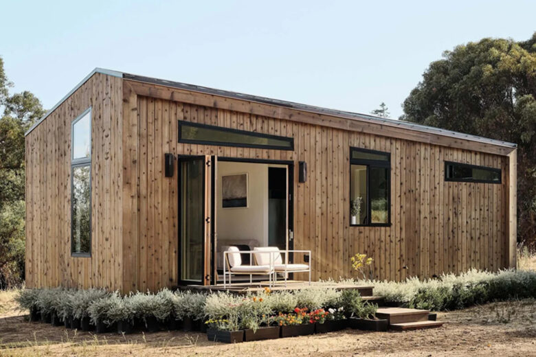 Une maison préfabriquée