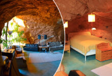 La maison troglodyte BedrocK Homestead Cave
