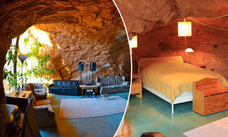 La maison troglodyte BedrocK Homestead Cave