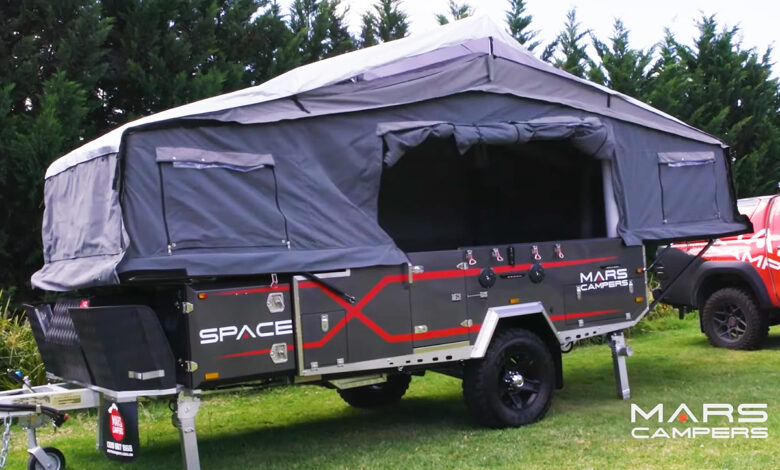 La remorque de camping Mars Campers gonflée