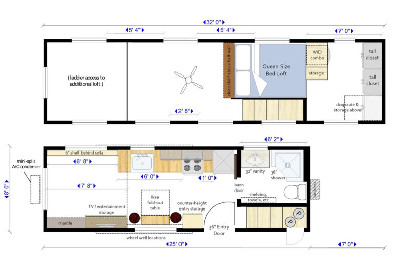 Les plans de la Tiny House NICOLE’S