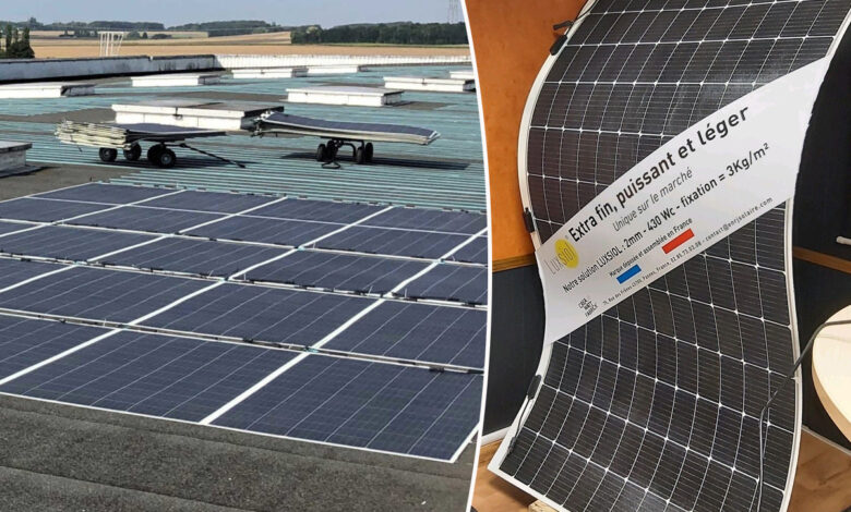 des panneaux solaires léger et facile à installer