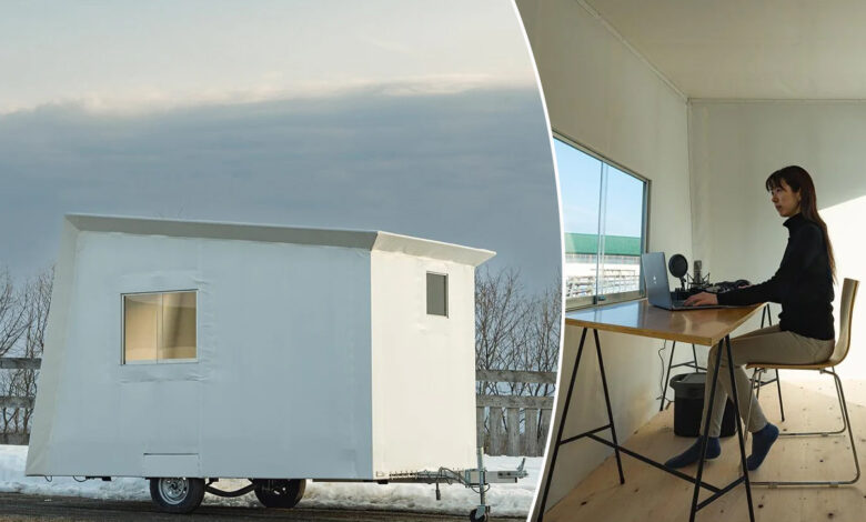 Une caravane pour recueillir les bruits de la nature