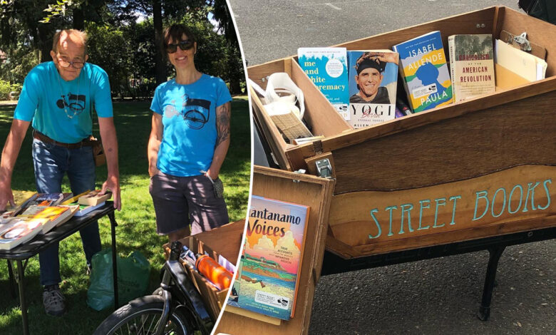 L'équipe de Streek Books dans un parc