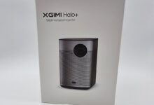 La boite du du vidéoprojecteur XGIMI HALO+