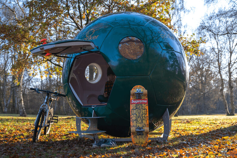 Une minie Tiny House en forme de boule