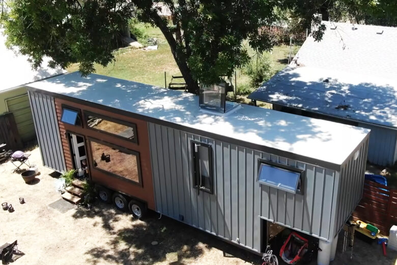 La Tiny House vue de dessus