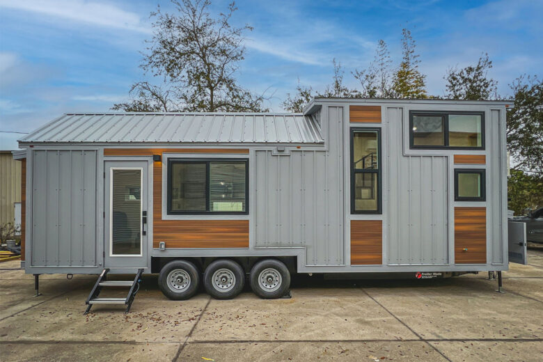 Une Tiny House de style industriel