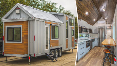 Une Tiny House en tôle