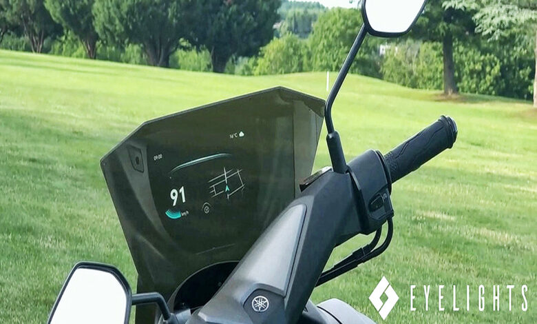 Un affichage tête haute pour les bulles de moto