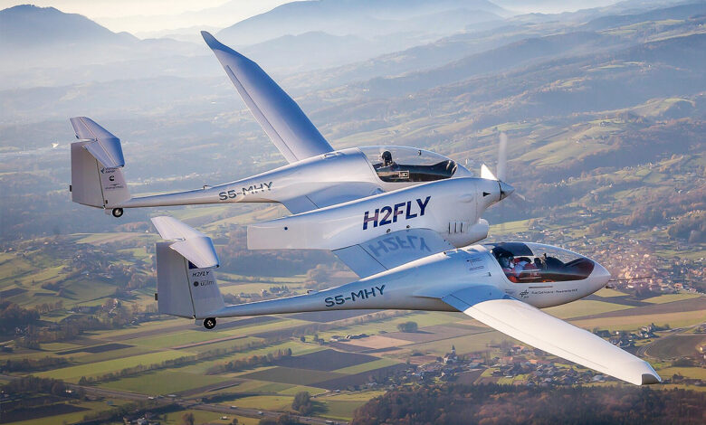 Un avions à hydrogène