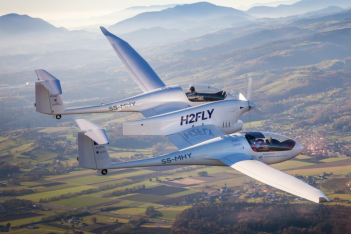 Un avions à hydrogène