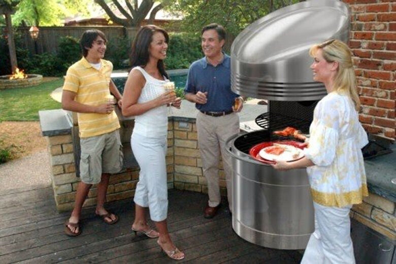 Un barbecue solaire en famille